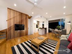 5/122 Waverley Street Annerley Qld 4103 $649,000 + A Striking Statement in Style Striking from every angle, this brand new residence showcases luxurious proportions over 3 levels, sublime finishes and exceptional functionality. Sophisticated living and dining spaces ideal for entertaining are enhanced by expansive outlooks and polished hardwood flooring whilst inviting out through full height sliding doors to 2 alfresco entertaining areas overlooking landscaped gardens. The outdoor private balcony and alfresco terrace are served by an impressively appointed kitchen boasting a full complement of Miele appliances, 2 pac cabinetry, architectural features, Caesar stone benches and Olivieri under mount sinks. An architectural emphasis on quality, luxurious interiors and natural light creates modern, bright living areas that are perfect for entertaining on those long summer nights. Three bedrooms include the stunning master bedroom with fitted built in robes and ensuite offer restful sleeping quarters. The central bathroom with imported Italian tiles give a modern, sleek finish. Further complemented with ducted air conditioning, video intercom, double remote garage with internal access, and BBQ gas points, this residence is truly a striking statement in style.