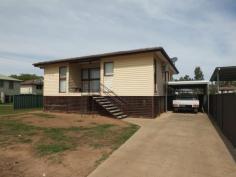 6 Park Cres Narrabri NSW 2390 $185,000 DO YOURSELF A FAVOUR ! LISTED AT JUST $185,000 - IT'S BETTER THAN PAYING RENT! Just perfect for the FIRST HOME BUYER, this amazing starter might just be THE ONE. 3-bedrooms, spacious living room (including lounge & dining), electric kitchen & breakfast area, laundry & brilliant near new, tiled bathroom. With features including excellent matching carpet throughout, blinds, curtains, air conditioning & fresh decor. This pearler has a tiled roof & low maintenance vinyl cladding & carport, is situated on a large well fenced & secure block. You can move right in & put your feet up & stop paying rent. Inspect & be surprised. Property: House Bedrooms: 3 Bathrooms: 1 Parking: 1 Land Size: 790 Sqm Local Amenities: Schools Railway Station Shops Sports Field & Club Hospital Nursing Home Playground Park Zoning: Residential Council: Narrabri