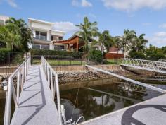 38 River Links Blvd E Helensvale QLD 4212 Consider Offers Over $1,150,000 Seller Has Moved Out and will Consider All Favorable Offers on This Architecturally Designed North Facing Waterfront Motivated sellers wants this luxurious, architecturally designed waterfront home was built by award winning DTL constructions sold! The contemporary four bedroom home is situated within a highly sought after prestigious canal precinct. The rare steel-framed property is perfect for entertaining, boasting one of the largest alfresco areas in the estate. With a pontoon, it has direct access to the Coomera River and Gold Coast seaway. It has several custom made features which would suit an executive couple or family. Water views from the moment you open the door. The open plan living (38 sq) is enhanced with separate lounge and central private courtyard creating another entertaining living/dining area should it be required. Plus guest powder room. Large Caesar stone kitchen with island bench, ample storage and sleek appliances. Custom designed outdoor bar with built in fridge and BBQ area, married together with timber and stone finishes. King-size master suite with double shower and vanity, spa, generous walk in robe, and balcony. Water views from the bedroom and bathroom. Three additional spacious bedrooms on the upper level with a separate area that can be used as a kid's/parents retreat or study area. Media room Sparkling pool, tropical gardens, gate house entrance and tranquil water features. Pontoon with power and water. North facing Features include ducted air conditioning, indoor and outdoor sound system speakers, 22,000 litre water tank under driveway, solar power / panels, fitted alarm system and camera intercom. Double lock up garage with large storage cupboards, small workbench and vinyl chip epoxy painted flooring. No body corporate.