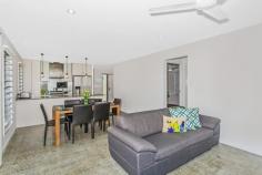 350 Casuarina Way Casuarina NSW 2487 $595,000 Description One of the best priced new homes on the Tweed Coast, located within walking distance to the ocean or Cudgen Creek, comprising an open plan single level design opening out to the north east. Designed to incorporate passive heating and cooling principals, taking the gentle sea breezes and sun light into account. The home features polished concrete floors, solar heating and the outside space to incorporate a perfectly oriented pool or extend the outdoor living space to your own design. Offering 3 bedrooms, 2 bathrooms, 2 car garage with rear access for boat or trailer, European appliances and high end finishes. This home offers a good opportunity for a first home buyer, investor or somebody looking to down size to acquire a very well priced home. Opportunity is knocking – Vendor looking for offers!!! • Single level 3 bedroom, 2 bathroom, 2 car garage (with drive through access). • Polished concrete to the lounge, kitchen, & dining area • North facing indoor & outdoor areas • Cross flow ventilation to all rooms • Carpet to bedrooms • 5,000 litre rain water tank • 340 Ltr Rheem Lo Line Solar – Electric boost hot water • Energy efficient lighting & fans in all bedroom & living rooms