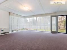 12 Leisure Way N Rosebud VIC 3939 $290,000 Very Realistic Vendor Wants it Sold Here is a perfect opportunity to secure a well presented and affordable 3 bedroom home with the potential for dual occupancy (STCA). Offering 3 good sized bedrooms, with central bathroom, a functional kitchen with meals area, new carpet throughout and freshly painted, this property has unlimited potential. Either enjoy the property as is, or renovate further the choice is yours. Outside features an abundance of space, with large garage and undercover entertaining area. If you're a first home buyer looking to enter the market, or an astute investor looking for your next project, this property is the one for you!