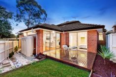 3/4 Milan Street Doncaster East VIC 3109 $620,000 - $680,000 Brand New Single-Level Living! An exceptionally high standard of living is just one of the major attractions of this brand new executive residence that's securely positioned at the rear of a three-property site and within walking distance of Devon Plaza, Jackson Court, Tunstall Square shops and public transport! As you'd expect from such a superbly crafted home, fixtures and fittings are of the highest order and include LED lighting, gas ducted heating, evaporative cooling, ducted vacuum, security alarm and video intercom. So too is the build quality, with meticulous square-set high ceilings, beautiful open living spaces, seamless indoor-outdoor options, sparkling polished timber floorboards underfoot and glamorous bathrooms tiled from floor to ceiling with stone bench vanity. Breathtaking open-plan living greets your entry into this modern showpiece, configured to capture maximum sunlight and extending onto the adjacent deck for trendy indoor-outdoor entertaining. Whether you know the difference between a jus and a ragu is irrelevant as the five-star kitchen (fitted with a feature island bench with waterfall stone benchtop, quality Blanco stainless steel appliances and sleek glass splashback) will make a Masterchef out of anyone! Zoned living sees the spacious bedrooms tucked away in privacy, and in the case of the Master bedroom, it also benefits from an indoor-outdoor design given its union with the rear deck. Designed with easy-care gardens ideal for the busy professional, downsizer and investor, a low maintenance lifestyle is a certainty. And when you factor in the close proximity of schools, parks and the Eastern Freeway, this is the epitome of carefree Doncaster East living. Guide: $620,000 - $680,000 | Type: Townhouse | ID #304160