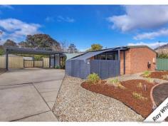 9 Beazley Cres Calwell ACT 2905 $449,000+ Large Block for your Lifestyle Plans This striking 3 bedroom beauty stands peacefully on the 1033m2 block of landscaped gardens and a sunny position. Raked ceilings and exposed beams coupled with a neutral colour palette make the living room captivating and inviting. Full length windows draw in the winter sun and provide a refreshing outlook to the front courtyard of screens and rock garden. The kitchen with its cool colour theme, dishwasher and gas cooking offers an effective work triangle to inspire the family's chef. The breakfast bar doubles as space to share a quick snack, complete the homework or pour the next glass. Entertainers and relaxers will love the seamless flow from the kitchen/dining area on to the expansive rear entertaining area. The combination covered pergola overlooks the children designated play area and easy care landscaped gardens. A double carport provides access through colorbond fences to a large section of garden sheds, and plenty of additional off street secure parking. The front garden has recently been landscaped and is ready for further planting or is easily enjoyed with its neat low maintenance presentation. There are three bedrooms with more raked ceilings, rick colour and built in robes for two of the bedrooms. Additional features enjoyed by this outstanding home include, gas heating, ceiling fans, gas hot water and plenty of potential to grow. Please do not hesitate in contacting Lisa Silberberg on 0416 227 666 to secure your inspection