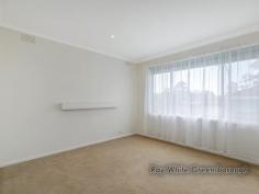 9/185 Grimshaw Street Greensborough VIC 3088 $379,950 Superb Location & Value! Perfect for the first home buyer, downsizer or investor, this well presented, centrally located & low maintenance single-level unit positioned at the rear of the complex offers an excellent opportunity for the astute purchaser. Offering two spacious sized bedrooms with built in robes, central bathroom with laundry facilities and separate toilet, lounge, kitchen/meals area with gas cooking and a great rear courtyard. Additional features include a single car garage, an additional allocated car space and a gas wall heater. To complete this excellent package the property has been freshly painted & is ideally located within walking distance to local schools, shops, greensborough plaza, transport and parks. With a motivated vendor this property will be sold inspect today to avoid disappointment! For investors - Rental return - In the vicinity of $310 per week Ray White Greensborough 9432 7000 Luke El Moussalli Mobile: 0403 465 560 Email: luke.elmoussalli@raywhite.com Scott Conboy Mobile: 0418 148 615 Email: scott.conboy@raywhite.com