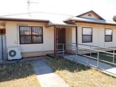 11 Carrig Ave Port Augusta SA 5700 $159,750 Solar Panels, Ramps and Corner Block ~ This home is ideally set up for the retiree or would make an excellent investment property. ~ With ramps, special taps for ease of operation, wheel chair access shower and grab rails throughout the home. ~ 3 Bedrooms, modern kitchen, polished floors, split sys a/cons throughout. ~ Newly installed 12 panel, 2.8 Kw Solar system. ~ New Colorbond double carport and separate undercover entertaining area. ~ Bus stop in street and close to Bowling Green, Swimming Pool, Preschool and take away. ~ This lovely home is currently rented with great returns.