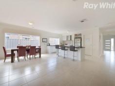 52 Ardent Cres Cranbourne East VIC 3977 $395,000 - $440,000 A Modern 4 Bedroom, 2 Bathroom Home in the 'Hunt Club' Expertly crafted by Carlisle Homes less than 5 years ago, this home in the multi award winning Hunt Club estate is designed with a young or growing family in mind. Just metres away from a beautiful park and with buses, a new shopping village and more in the estate you hardly have to leave but when you do you can also access Casey Fields, Cranbourne East primary and secondary schools plus central Cranbourne in minutes. Young, fresh and modern, the home features a formal lounge room as well as an open and tiled family/meals area incorporating the kitchen with stone benches, a walk in pantry and stainless appliances. There are 4 robed bedrooms including the master with a walk wardrobe and a full ensuite to match the family bathroom and second toilet. Extras include ducted heating and evaporative cooling, a double remote garage with internal access and fully landscaped gardens including the spacious backyard with covered alfresco area and extended deck.