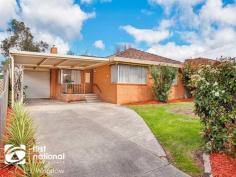 17 Dobell Ave Sunbury VIC 3429 $270,000 - $295,000 One for investors or first home buyers, this entry-level brick home is in a top location within walking distance to Sunbury shops, public transport, schools & community centres. Freshly painted throughout, offering 3 bedrooms, L-shape lounge with wall heater and airconditioner, kitchen/meals area with dishwasher, central bathroom, laundry and tandem double carport with roller door. Secure backyard, low maintenance gardens and ready to move into straight away! Additional information Property Type House Property ID 11628100431 Street Address 17 Dobell Avenue Suburb Sunbury Postcode 3429 Price $270,000 - $295,000 Land Area 650 sqm