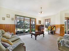 54 Earl Cres Bannockburn VIC 3331 $429,000 - $469,000 Privacy and Location - 1692mt2 Approx Great position and space for the whole family to enjoy. This well cared for home with bull nose verandah sits on a lovely 1692mt2 approx parcel of land with mature trees and gardens giving you ample privacy. The home comprises three bedrooms, two with BIR's and master bedroom with feature bay window, WIR and ensuite. The formal living area features dado timber walls and overlooks the lovely gardens. The dining area, with solid fuel heating, dado walls and raked cathedral ceiling, adjoins the timber kitchen with slate floors, electric cooking and pantry. The bathroom has a fantastic corner spa bath and timber vanity. Outside there is plenty of room to move, single carport at the rear of the home and a single powered and concreted garage. This property will not disappoint, call today to arrange an inspection.