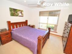 4 Edward Ave Craigmore SA 5114 Located in a secluded setting and with all the space you could ever dream of sits this extremely large three bedroom home. Featuring a huge and separate lounge room with bay window, roller shutters and fabulous timber flooring this room will accommodate any furniture. The family room and dining area again are of a good size and these rooms as well as the kitchen have hard wearing quality floor tiles. Speaking of the kitchen you will love the garden views through its own bay window and the abundance of bench top space to cook up your next feast. The spacious master bedroom offers the luxury of walk-in robes and ensuite whilst bedrooms two and three both offer as new built-in robes, all have shutters. Heating and cooling for this fantastic home is catered for by fully ducted evaporative air conditioning and a large reverse cycle split system. Outside this property just gets better with a pitched all weather verandah and large artificial lawn area as well as large garden shed, rainwater tank and very easy care gardens. The finishing touch is the double lock up garage with rear roller door giving you access to the flat rear yard and that big shed if you wish to have one. Take a drive past today and check out the location then call me to arrange a viewing or come see me at the open and I'm sure you will be very impressed.... Call Garry from RAY WHITE ELIZABETH on 0414 718 821. Ray White Elizabeth: the number one Real Estate Agents / Sale Agents and Property Management in South Australia. Specialists in: Andrews Farm, Angle Vale, Blakeview, Burton, Craigmore, Davoren Park, Elizabeth, Gawler, Hillbank, Munno Para, One Tree Hill, Parafield, Para Hills, Paralowie, Salisbury, Smithfield. Disclaimer: Every care has been taken to verify the correctness of all details used in this advertisement. However no warranty or representative is given or made as to the correctness of information supplied and neither the owners nor their agent can accept responsibility for error or omissions.