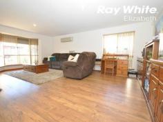 4 Edward Ave Craigmore SA 5114 Located in a secluded setting and with all the space you could ever dream of sits this extremely large three bedroom home. Featuring a huge and separate lounge room with bay window, roller shutters and fabulous timber flooring this room will accommodate any furniture. The family room and dining area again are of a good size and these rooms as well as the kitchen have hard wearing quality floor tiles. Speaking of the kitchen you will love the garden views through its own bay window and the abundance of bench top space to cook up your next feast. The spacious master bedroom offers the luxury of walk-in robes and ensuite whilst bedrooms two and three both offer as new built-in robes, all have shutters. Heating and cooling for this fantastic home is catered for by fully ducted evaporative air conditioning and a large reverse cycle split system. Outside this property just gets better with a pitched all weather verandah and large artificial lawn area as well as large garden shed, rainwater tank and very easy care gardens. The finishing touch is the double lock up garage with rear roller door giving you access to the flat rear yard and that big shed if you wish to have one. Take a drive past today and check out the location then call me to arrange a viewing or come see me at the open and I'm sure you will be very impressed.... Call Garry from RAY WHITE ELIZABETH on 0414 718 821. Ray White Elizabeth: the number one Real Estate Agents / Sale Agents and Property Management in South Australia. Specialists in: Andrews Farm, Angle Vale, Blakeview, Burton, Craigmore, Davoren Park, Elizabeth, Gawler, Hillbank, Munno Para, One Tree Hill, Parafield, Para Hills, Paralowie, Salisbury, Smithfield. Disclaimer: Every care has been taken to verify the correctness of all details used in this advertisement. However no warranty or representative is given or made as to the correctness of information supplied and neither the owners nor their agent can accept responsibility for error or omissions.