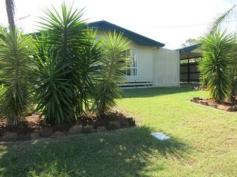 9 Lawson St Dalby QLD 4405 $284,000 FABULOUSLY FRESH - INSIDE & OUT Ideal retirement residence - nothing to do! Located in flood-free Pioneer Gardens (western side of Dalby) Hardiplank construction on pier & beam foundations. Large residential block of 896m2 on quiet street. New external & internal paintwork, new light fittings, new doors, new floor coverings. 3 good size bedrooms with built-ins (hanging space and shelving). Kitchen - new bench/sink, near new electric stove, rangehood, pantry. Dining/lounge combination with reverse cycle air-con, ceiling fan. Hallway with mirrored door linen storage cupboard. Tiled bathroom with bath, shower recess, new vanity/cabinet, fan light. Separate toilet. Laundry with side door access, storage cupboard. Climate control: RC air-con in lounge. Ceiling fans in lounge and main bedroom. Flooring: Cushion vinyl with wide plank timber look, plush carpet. Windows: screens, security, curtains, roller blinds. Aluminium shade awnings. Colorbond fenced backyard. Clothesline with paver path. Covered side deck with metal railings, ideal for entertaining. Established trees/garden. Garden shed. Carport for 2 vehicles with brick flooring, shade cloth on western end.