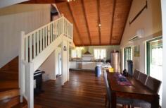 44 Duncan St Canungra QLD 4275 $475000 'BIRDS EYE VIEW, GREAT LOCATION" Elevated four bedroom home all with built in robes, on a large 1300m2 block only a 2minute walk from the centre of town, which is a comfortable 15 minute drive to the Pacific Hwy at Nerang. This Tri Level home has some great features including Australian Jarrah Timber floors, open plan kitchen, lounge, dining room with Cathedral ceilings and access to Veranda and entertainment area. Lovely Cool Salt Chlorinated swimming pool, double garage, with exceptional views of the Ranges. This is a rare opportunity to acquire a property in this location and is a must to inspect. Balcony, Broadband, Built In Robes, Dishwasher, Floorboards, Fully Fenced, In Ground Pool, Outdoor Entertaining, Pay TV, Secure Parking, Shed, PROPERTY DETAILS Price Offers Over $475000 Property Type House Land Size 1300 M2 Property ID 2963779 4 1 2