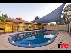 3 Allwood Ave Hilbert WA 6112 $749,000 4 X 2 PLUS GRANNY FLAT, POOL AND WORKSHOP If you are searching for the convenience of a property that has everything ….and is a finished complete package in a quiet location next to parkland, check this out: - Four Bedrooms - Two Bathrooms - 2 Bedroom / 1 Bathroom Granny Flat - External Alfresco Kitchen - Sparkling Below Ground Pool - 6m x 6m Workshop with overhang for Boat or Caravan (3 Garage spaces in total) - Side Access - Fully Fenced with electronic gates - Roller shutters on east side of house - Parking space aplenty for extra cars, caravan and boat. The kitchen is huge, perfect for a large family and idyllically overlooks the swimming pool plus leads to a modern highly functional outdoor all year round entertaining area with an outdoor kitchen perfect for parties and family functions. Bathrooms are large with the master bedroom showcasing a spa bath. Climate control is very well managed via a ducted evaporative air-conditioner plus wood fire place, the Granny Flat has a reverse cycle air-conditioner. Showcasing multi-generational living options here, there is a separate under the main roof—2 bedroom / 1 bathroom secure Granny Flat. This accommodation would suit those who need to tend for the very elderly or those requiring special needs support, options for passive income or teen retreat etc as well. Additional attributes include Alfresco blinds to the entertainment area, 3000 litre water tank and huge expanses of lawns perfect for children to play all day and pets to roam.