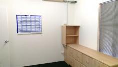3/8 Rundle Street Kelmscott WA 6111 CORNER OFFICE * GREAT EXPOSURE Current configuration; reception area, four offices, storeroom, kitchenette, male and female toilets. One of a strata group of 5 with street frontage and excellent off street parking. Call me any time for more information or to arrange an inspection. Strata Levy $988/per quarter Watercorp $939/p.a. Council Rates $1,800/p.a. Features Bedrooms 0 Bathrooms 0