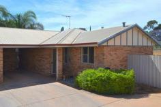 4/90 Wittenoom Street Boulder Kalgoorlie WA 6430 $219,000 Love at first sight! You will be surprised by the value this very neat and well maintained brick unit has to offer. Three good sized bedrooms all with BIR’s, with the mast bedroom having room for a sofa! The kitchen/dining area opens onto a very spacious lounge room. It is situated at the rear of the complex and has a single carport and a compact outdoor area for a barbeque. Great investment opportunity or ideal for First Home owners -3 Bedrooms with BIR’s -1 Bathrooms -1 Toilets -Brick and Iron -Long spacious lounge room -Modern Kitchen -Meals area -Outdoor area -Rear unit -carport -Ducted air-conditioner -Rates $ 1517.48 -Water $ 200.40