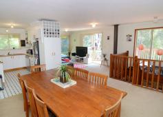 55 Ida Rodd Dr Eden NSW 2551 358000 Position your family in this popular carefree area just a short 300m level walk to magnificent Cocora Beach and playground. This home is much bigger than it looks featuring 4 bedrooms plus a study, all with built-ins and an ensuite to the master. Up top it offers open plan living and dining that opens up to a sunny timber deck out front and a covered rear BBQ deck that is level with the backyard. Downstairs boasts a large 2nd living room with wood heater, 3rd bathroom, big laundry, lots of storage cupboards and internal access to the single lock up garage with remote door. The home has a delightful outlook to a bush and lagoon reserve across the road and the soothing sound of waves from the beach will be clear at night. This is affordable beachside living with great potential for first home buyers or as a family holiday home or investment property with tenants already installed! Go beachside, you deserve it. DeckOutdoor entertainment areaBalconyWood heater300m to BeachReserve outlook3 BathroomsGreat StorageLevel BackyardLevel Walk to BeachGreat areaElectric stoveRange hoodElectric hot water system Bedrooms 4 Bathrooms 3 Garages 1 Land Area 780 m2