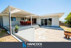 51 Hakea Cres South Bunbury WA 6230 $525,000 HERE’S THE ONE! Web property id: 640 Wow, look no further than this incredible, renovated masterpiece in the heart of South Bunbury, situated on a huge, flat 1105sqm block. The whole house has been tastefully renovated and the property oozes style and sophistication. A fresh coat of paint, light and airy interior, elegant high ceilings, downlights are just some of the beautiful improvements. Features include; 4 good size bedrooms, beautifully renovated bathrooms, spacious living areas and a fantastic open, light bright kitchen with modern appliance’s & plenty of storage, ice cold air-conditioning, security window shutters and a private parents wing are features just to name a few! The large decked alfresco patio is just perfect for family gatherings and represents the ultimate in family living!