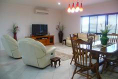 55 Hinze Circuit Rural View QLD 4740 $750,000 Description This immaculate home is 350m2 under roof with elevated ceilings. There are 3 generous sized bedrooms with built in robes plus an amazing main bedroom with a huge WIR, double shower in the ensuite, and doors to the alfresco dining. The main bathroom has separate shower and bath. There is a huge kitchen with ample cupboard space, island breakfast bench, room for a double fridge and the dishwasher is hidden in the cupboard. There is a theatre room, living and dining area complete with a bar. The hallways are extra wide which really open this home up. The house is fully concreted around the outside with a 7 x 5m shed with a 3m awning off the front. There is plenty of room to fit a pool and side access to the backyard. This property is very low maintenance, perfect for the entertaining family and definitely has the WOW FACTOR! Main bedroom has an ensuite & WIR 3 other generous size bedrooms with built- ins Massive chefs kitchen Living/ Dining/ Theatre Huge bar area complete with sink, fridge space & cupboards Big laundry with built in ironing board Loads of cupboard space Fully tiled & Air-conditioned Crimsafe Security screens through-out Double Garage 7 x 5m lockable shed with 3m awning Fully concreted with pebble tec around the parameter Side access to back yard Very low maintenance Land size 1040m2 Amenities Air ConditioningAlarm SystemIntercomOpen Fire PlaceTennis CourtVacuum System