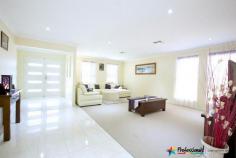 14 Pandorea Street Claremont Meadows NSW 2747 $899,990 OPEN HOME: Saturday 9th January 11:00am - 11:30am House - Property ID: 832257 Very Impressive Located in a new estate and surrounded by quality homes stands this meticulously presented huge family home with outstanding quality inclusions and more than ample room space. Double door entry leads you into a wide hallway with carpet formal lounge are * Open plan dining & family area * Polyurethane kitchen * 20mm granite bench tops * 900mm appliances * Stainless steel range hood, a kitchen built for any master chef * Rumpus room with combustion fireplace for the cosy family get together * Downstairs toilet and vanity * 5 double size bedrooms * Combination of walk in and built in robes * Large ensuite to main bedroom * Frame less shower screens * Double corner spa * Main upstairs bathroom has double vanity & separate toilet * Wide upstairs hallway * Access to balcony with scenic mountain views * Zoned 10hp ducted air conditioning * Sound proof glass to southern facing windows * Manicured gardens * Double garage with one side drive through access * Extensive retainer wall construction * Alfresco dining * Garden shed * Double driveway Call Professionals Outer Western Sydney to find out more today..... Print Brochure Video Email Alerts Features Land Size Approx. - 569 m2