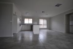 35 Lawson Circuit Lavington NSW 2641 $365,000 This near new home has plenty to offer young and growing families offering space and comfort located in a new estate. The home comprises of 4 bedrooms, master bedroom has ensuite and walk-in robe, built-in robes to other 3 bedrooms, separate formal lounge room, spacious kitchen complete with gas appliances and dishwasher, open plan family meals area, full bathroom with separate toilet and ducted heating and cooling throughout. Outside offers a covered entertaining area, landscaped yard complete with electronic watering system to gardens and remote double lockup garage with internal and back yard access. Only a few years young this is an easy choice for those buyers wanting to tick everything off their wish list Property ID: 1P1884 Property Type: House Land Size: 692.6m² approximately Garage: 2 Outgoings: Water Rates: $830.40 Yearly Council Rates: $1307.04 Yearly Features: Air Conditioning Heating Built-In Wardrobes Ensuite Property Overview Near New Well Presented & Well Sized Home For Sale - $365,000 4 beds | 2 baths | 2 cars
