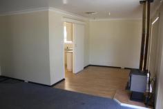 13 Hammond St Kellerberrin WA 6410 $170,000 GOVERNMENT HOME WITH DEVELOPMENT POTENTIAL This property is for sale on behalf of Government Regional Officers Housing (GROH). Located on South side of Kellerberrin town-site with views to rural farmland paddocks. Brick & tile construction 3 bedroom, 1 bathroom, L shaped lounge/dining, neat kitchen, spacious laundry and separate WC. Ducted evaporative Air Cond, instant gas HWS, gas oven and tile fire heating. Paved patio area to West side and small garden shed. Fenced yard to house and another full block area currently not used directly behind. Potential for subdivision or multi development on large 2024m2 (half acre) block. All inquiries to exclusive selling agents - Elders Real Estate, phone Will Morris 0448 415 537. Other features: Built-In Wardrobes,Close to Schools,Close to Shops,Close to Transport,Fireplace(s) Property Details Elders Property ID: 9368412 3 bedrooms 1 bathrooms 1 car parks Land Area 2024 square metres Single garage Air Conditioning