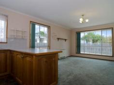 1/18 Bilton Street Claremont TAS 7011 $199,000 Skip to Claremont Village Shopping Centre This unit is literally across the Road from the very popular and growing Claremont Village shopping centre so shopping is a breeze along with going to the Doctor, filling a script at the Chemist or if you feel like KFC or pizza, everything is at hand. There are 2 units (no body corp) that are co joined and this unit is rather spacious with 2 bedrooms and open plan living, also offering a decent sized rear yard and visitor parking and incredibly flat. There is a covered in porch with sliding door access that not only offers extra security but also handy for when it is raining and there are groceries involved. Another bonus is the separate toilet and would you believe a separate shower and bath. General Features Property Type: House Bedrooms: 2 Bathrooms: 1
