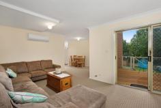 9/20 Springfield Road Springfield NSW 2250 Lifestyle At Seclusions Set in the private and well maintained "Seclusions" complex, this bright and airy townhouse is perfect for owner occupiers or investors alike. Freshly painted throughout and with new carpet laid the property features: - Three bedrooms all with built-ins - Spacious lounge and dining area - Renovated kitchen with new gas cook top, modern bathroom - Two toilets, single lock-up garage with auto door - Reverse cycle air-conditioning, ceiling fans, natural gas, NBN Outside the well constructed hardwood deck overlooks the fenced backyard (with side access) and is a great vantage point to take in the district views. The prime central location is just minutes to Erina Fair, East Gosford shops, private and public schools, transport, parklands and Brisbane Water. Property Snapshot Property Type: House Features: Air Conditioning Built-In-Robes Carpeted Close to Schools Close to Transport Entertaining deck