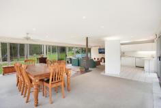 6 Searle Cl Cooranbong NSW 2265 $885,000 Stylish home on acres This impressive and stylish home overlooks 2.5 private acres of lightly treed parkland. A very liveable architect-designed home – perfect for a family or anyone looking for room to move: • Superb open plan living - unrestricted views over the • 4 bedrooms BIRs– master bedroom with ensuite and WIR • Tiles to living area with wood-fired combustion heater • Light and airy kitchen • Tile and carpet floors • Wood-fired combustion heater, split system A/C • Double garage with extra space for storage • Vine-covered pergola entertaining area Plus single garage/workshop and extensive sub-floor storage Other property features • 7m x 6m shed/workshop/stable • Creek and dam with underground irrigation • Fully-fenced All of this is in a quiet cul-de-sac location and adjoins Crown land. Only 5 minutes walk to public school and pre-school. Just a few minutes drive to Cooranbong village shops and medical centre. And just 10 minutes drive to Morisset CBD train station, shopping centres, golf club and access to the M1. Property Snapshot Property Type: House Land Area: 1.02 ha Features: Ensuite Dishwasher