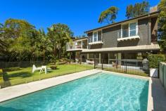 72 Bynya Rd Palm Beach NSW 2108 2,500,000 FABULOUS ENTERTAINER LEVEL, PRIVATE, POOL Backing onto a lush expanse of sub-tropical rainforest, this ambient, beautifully presented contemporary home commands total privacy in an exclusive location. Privately nestled on a 739.8 sqm block, its flexible floorplan accommodates five bedrooms and three tasteful bathrooms, including a superb master wing with a large skylit lounge room, a huge walk-in robe, a balcony and an ensuite with Carrara marble detailing. Embraced in glass to bring the outdoors in, the generous open-plan living space is warmed by an open fireplace. It flows seamlessly to impeccably manicured gardens, stunning pool and entertaining terraces which seem to disappear into the reserve. The gourmet kitchen has been stylishly updated with Corian benchtops and quality Ilve appliances. Adjoining the double auto garage is an office and a workshop. Features include additional off-street parking, timber floors, ducted heating, air-conditioning. Property Snapshot Property Type: House Land Area: 739.80 m2