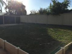 7 Yeates Ln Stratton WA 6056 $330 per week With roller-shutters to the front windows, this three bedroom home is available now. - Seperate front lounge room - Kitchen, family meals area - Ducted air conditioning - Garage door with remote and drive through access. - Secondary access gates to rear for tralier etc - Garden sheds to rear - Fully enclosed gardens to rear and front - Pets negotiable For Lease Rental: $330 per week Features General Features Property Type: House Bedrooms: 3 Bathrooms: 1 Available from: 10 Jun 2016 Allowances Pet Friendly Indoor Ducted Cooling Outdoor Garage Spaces: 1 Fully Fenced