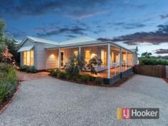 24 Jefferson Road Garfield VIC 3814 UNRIVALLED QUALITY! This immaculately presented home in the heart of Garfield will tick all the boxes! The stunning first impression of this weatherboard home is sure to please any potential purchaser; it's a strong statement of quality and design. Upon entry you'll be immediately impressed with the spacious hallway lined with polished Tasmanian Oak floorboards. A large master bedroom containing ensuite and walk in robe is complimented by three further generous sized bedrooms with built in robes and a secondary bathroom. The beautiful kitchen has Caesar stone bench tops, whilst the well appointed stainless steel appliances are sure to delight the chef of the family, this overlooks the wonderfully designed open planned, natural light filled dining/living area perfect for socialising or a quiet family night in. Be comfortable all year round with split system air-conditioner and ducted heating. Beautiful double wooden doors led you out onto the large outdoor entertaining deck with uninterrupted spectacular views of the local district, the spacious backyard(801m2 block approx) provides plenty of space for kids to play and animals to roam. Side access to the backyard with exposed aggregate concrete allows for storage of the trailer, caravan, boat plus much more! Other features of this great property include ceiling fans, multiple linen cupboards and outdoor storage under the decking area. The home is located in the heart of Garfield being only a short walk to the Main Street, a short drive to the freeway and within close proximity of the newly constructed state of the art Pakenham racing facility. Only an hour out of Melbourne this area truly combines country living with modern design. Homes in this area are rarely offered but highly sought after so don't miss your opportunity to join this wonderful community! Book an inspection today before it's too late! Please note: All property details listed were current at the time of publishing. Due to extreme buyer demand, some properties may have been sold in the preceding 24 hours. Therefore confirmation of all opens with the listing agent within 24 hours of their scheduled opening is advised. Property Snapshot Property Type: House Construction: Cladding Land Area: 801 m2 Features: Built-In-Robes Close to schools Close to Transport Ducted Heating Ensuite Fully Fenced Yard Polished Timber Floors Walk-In-Robes