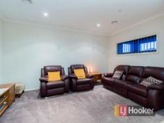 27 Flinders Park Dr Officer VIC 3809 $460,000 Move Up to This Address! Located in the extremely popular Arena estate in Officer, nearby to all amenities, shopping, transport, schools and the M1 Freeway which offers easy access to the Melbourne CBD is this neat, complete and stylish family home! Oozing street appeal with a modern facade, a wide portico creates an impressive entrance and lasting first impression! A lounge at the front of the home offers a separate living/TV area, while at the heart of the home is an open plan kitchen, dining and living hub catering for family friendly everyday living needs. Accommodation includes four bedrooms, the master with ensuite and WIR, while the remaining bedrooms have built in robes and are serviced by the main bathroom. Also included is a double garage with remote and direct internal access into the home as well as a rear roller door to the backyard. There is ducted heating and ducted refrigerated cooling throughout for year round comfort. The 400m2 (approx.) allotment offers a low maintenance lifestyle and incorporates an undercover alfresco entertaining area for all year use and enjoyment. This top location offers the lifestyle your family deserves, do not delay! Please note: All property details listed were current at the time of publishing. Due to extreme buyer demand, some properties may have been sold in the preceding 24 hours. Therefore confirmation of all opens with the listing agent within 24 hours of their scheduled opening is advised. Property Snapshot Property Type: House Construction: Brick Veneer Features: Alfresco Close to Transport Dining/Meals Ducted Heating Ensuite Family Room Lounge Remote Control Garaging Undercover Entertainment Area