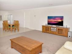 16 Empress Boulevard Ocean Grove VIC 3226 $499,000 Exceptional Family Home! Positioned on a beautifully landscaped block with manicured lawns is this family friendly designed home. The house boasts an abundance of features and exceptional sized living areas including a formal lounge, generous rumpus room and open plan meals/family room allowing the whole family to spread out in peace and quiet. Three bedrooms, main with walk in robe and ensuite, plus large study. At the heart of the home a large well equipped kitchen is sure to please the most fastidious of chefs and with sliding doors opening to the undercover alfresco area with ample space for year round entertaining. As new home making this the complete package for a variety of buyers. Property Snapshot Property Type: House Construction: Brick Veneer Features: Built in Robes Central Heating Close to Transport Decking Dishwasher Ducted Heating Ensuite Established Gardens Family/Meals Area Fenced Back Yard Formal Lounge Garden Shed Gas Outdoor Living Security Screens Solar Panels Study Walk-In-Robes Water Tank
