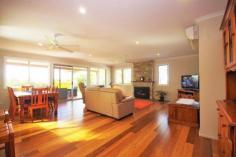 63 Hillcrest Ave Nambour QLD 4560 $595,000-$635,000 DOCTOR'S OWN MAJESTIC HOME SOLID 70s BUILD WITH MODERN CENTURY MAKE-OVER 1ac+ GRAND POOL VIEWS LOCATION One of Nambour's finest residences in a superb location elevated with lush views to the east over town including an ocean glimpse. Modern rendered brick with solid hardwood frame to suit a big family. The vendors have spent an enormous amount of time and money inside and out to prepare their wonderful and expansive home for sale; this even includes re-wiring and re-plumbing! Upstairs comprises 4 robed bedrooms (master with large ensuite and long walk-in robe), 2 bathrooms and spacious open plan living with bamboo flooring. The large kitchen boasts Indonesian rosewood carpentry plus stainless steel appliances, gas hotplates, plumbing for fridge, soft-close drawers and lead-lighting. 2 air-conditioners plus combustion fire place. Complete with internal timber stairs to downstairs storage basement currently utilised for large extra living with amenities. Plenty of storage space. Outside is a treat; with 3 covered entertainment areas and a sparkling re-surfaced pebble pool complete with night-lit feature wall and beautiful surrounds. The private and peaceful over 1 acre block is wonderfully rock-walled and landscaped with a variety of vegetation including ornamentals, fruit trees and natives. Double carport with extra capacity for a trailer. Fenced for a dog. Tranquil culdesac position. Property Details Elders Property ID: 9761815 4 bedrooms 3 bathrooms 2 car parks Land Area 5901 square metres Double carport