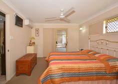 7 Stevens Cl Kawungan QLD 4655 $439,000 DOUBLE BAY SHED & COVER FOR THE VAN This home is neat as a pin and in an excellent location - not a busy road; a quiet cul de sac and yet close to Aldi & Stocklands. On the high side of the street, catching the breezes, this 4 bedroom home, with ensuite & WIR to the main bedroom and built ins to the other bedrooms, would make an ideal home for either retirees with their van or a tradie family who have toys and need a workshop area. The home has a huge outdoor entertaining area, air conditioning to the main bedroom, 4 KW solar power, security screens, internal access from the double lock up garage, paved green house area and a garden shed. The kitchen incorporates a breakfast bar, plenty of drawers and plumbing for the icemaker fridge. The dining/family room opens to the outdoor entertaining area - great for catering. With a separate lounge room, and the second living area, this ensures that everyone can watch the TV channel of their choice. There are ceiling fans and vertical drapes throughout the home with the second bathroom a good size and a separate toilet. Storage in the laundry and access to the paved area outside just contribute to a very neat, liveable home. Privacy and plenty of shade for the entertaining area is achieved with retractable blinds and decorative panels. The shed is 9m x 7m with 2 roller doors and a 2.9m opening while the carport fits a 21 foot caravan and boat. You need to see the inside of this home, so ring for an appointment. Property Features Land Size : 740 m2