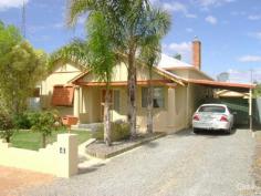 4 Oliver St Port Pirie South SA 5540 $179,000 Lovely home to view Very stylish older style home with plenty to like and nestled in one of Pirie's favourite residential areas. Set on approx 600sqm of beautifully maintained block the home has good street appeal. A lovely front gabled verandah is easy care front gardens. Internally the home has plenty of sought after features such as the polished floorboards, picture rails and good decor, fixtures and fittings. The home is currently set up as three double bedrooms with a large central lounge, country style kitchen meals area plus a small rear play room. The bathroom is compact with a shower alcove and toilet with the laundry to the rear of the home. Extras are found all throughout the home including the ducted air-conditioning plus numerous fans, aluminium windows and slow combustion heating. Externally the home has a carport, garage, verandah, great play area for the kids, garden shed and fruit trees. All added up this is a great package and tenanted to at $185 till June 2017. Call for more info today. PROPERTY DETAILS $179,000 ID: 385711 Zoning: Residential