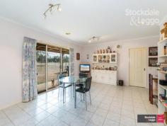45 Tooliroopah Rd Teesdale VIC 3328 $510,000 - $529,000 Your Own Retreat on 3 Acres! This GJ Gardener built home on 3 acres, situated on a no through road, exudes a feeling of relaxed country charm. The property features a lovely smattering of mature trees to one side and cleared land with a small paddock to the rear yard. Inside the home has 3 large bedrooms with robes spacious ensuite and walk in robe to the king sized master, as well as a separate study with robe. The well-appointed kitchen has been built with family dinners in mind and features plenty of bench and pantry space, double fridge area, stainless steel appliances and 2 separate dishwasher drawers. The large tiled family/living/dining area adjoins the kitchen. A separate living/dining room enjoys large sun lit bay windows. In the bedroom wing find an additional living room which includes its own kitchenette for convenience; ideal for guests or relatives. Other features include ducted heating/cooling, shady verandas, good fencing, 10m x 6m concreted colourbond shed, town water plus large water tank. This property is a must see!