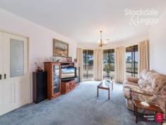 45 Tooliroopah Rd Teesdale VIC 3328 $510,000 - $529,000 Your Own Retreat on 3 Acres! This GJ Gardener built home on 3 acres, situated on a no through road, exudes a feeling of relaxed country charm. The property features a lovely smattering of mature trees to one side and cleared land with a small paddock to the rear yard. Inside the home has 3 large bedrooms with robes spacious ensuite and walk in robe to the king sized master, as well as a separate study with robe. The well-appointed kitchen has been built with family dinners in mind and features plenty of bench and pantry space, double fridge area, stainless steel appliances and 2 separate dishwasher drawers. The large tiled family/living/dining area adjoins the kitchen. A separate living/dining room enjoys large sun lit bay windows. In the bedroom wing find an additional living room which includes its own kitchenette for convenience; ideal for guests or relatives. Other features include ducted heating/cooling, shady verandas, good fencing, 10m x 6m concreted colourbond shed, town water plus large water tank. This property is a must see!