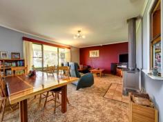 185 Weegena Rd Kimberley TAS 7304 $349,000-$369,000 WEEGENA ROAD WONDER Commanding elevated river valley views this 200m2 steel-framed three bedroom home sits proudly on its north-facing one hectare block. The grounds are immaculate and landscaped beautifully. There are areas for chickens and geese, with small ponds and room for sheep or alpaca. As well, a generous 12x7 meter Colorbond shed with two roller doors provides the perfect workshop and store. The tidy produce garden is abundant with soft fruits and various fruit trees, as well as bordered beds for growing your own vegetables. 3kW Solar panels assist with electricity costs. Power to house and shed is conveniently underground, maintaining the neatness of this special property. A further bonus is the abundance of water, with two 33,000 litre concrete water tanks with bore water reserve if required. Ducted wood heating warms the fully insulated house efficiently. With a mere 20 minutes' drive to three major shopping centres this property really has it all. 3 1 4 General Features Property Type: House Bedrooms: 3 Bathrooms: 1 Land Size: 1.03 Hectares