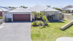 13 Wentworth Loop Dunsborough WA 6281 $639,000 THE NAUTILUS' BY DALE ALCOCK This big family home is perfectly positioned with a feature park a stones' throw away and the 16th tee of the Dunsborough Lakes golf course just a 200m stroll away. On an elevated 667sqm block, the home consists of four big bedrooms, two bathrooms, study/fifth bedroom, large separate theatre room and huge open plan living. The large open plan living has high ceilings throughout is perfect to take in the winter sun and maximise all the natural lighting the home offers. The kitchen has everything the aspiring chefs requires with quality stainless steel appliances, 5 burner gas cooktop, electric oven, rangehood and dishwasher, stone bench tops, breakfast bar, double sink, soft close drawers and cupboards finish off and compliment the area perfectly. All bedrooms are big with the master having a huge walk in robe, ensuite with his/her vanities and shower heads while one minor bedroom has a walk in robe and the other two with double built ins. North facing decked alfresco with high pitched ceilings makes this perfect for those who love outdoor entertaining. The double garage is extra sized with space for the man who wants his work station plus it has a rear roller door which is perfect for boats, jet skis and trailers. Call today for a viewing!
