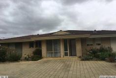 2/65 Wheatley Street Gosnells WA 6110 $184,000 AMAZING OVER 40's BARGAIN House - Property ID: 914161 This comfortable 1 Bedroom, 1 Bathroom Unit is in a secure strata titled group of six. Offering a lovely Master Bedroom with BIR, open plan Kitchen/Meals/Living Area and Bathroom. Fresh Garden Courtyard. There is intercom access to a common reception area, a separate electric meter and own parking bay. The Unit is situated close to the Gosnells shopping centre, Gosnells Markets and Gosnells train station and is absolutely top value for affordable living or as an investment property. Please call Kay 0413 116 786 to make your appointment for a private viewing.
