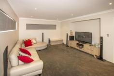 13 Wentworth Loop Dunsborough WA 6281 $639,000 THE NAUTILUS' BY DALE ALCOCK This big family home is perfectly positioned with a feature park a stones' throw away and the 16th tee of the Dunsborough Lakes golf course just a 200m stroll away. On an elevated 667sqm block, the home consists of four big bedrooms, two bathrooms, study/fifth bedroom, large separate theatre room and huge open plan living. The large open plan living has high ceilings throughout is perfect to take in the winter sun and maximise all the natural lighting the home offers. The kitchen has everything the aspiring chefs requires with quality stainless steel appliances, 5 burner gas cooktop, electric oven, rangehood and dishwasher, stone bench tops, breakfast bar, double sink, soft close drawers and cupboards finish off and compliment the area perfectly. All bedrooms are big with the master having a huge walk in robe, ensuite with his/her vanities and shower heads while one minor bedroom has a walk in robe and the other two with double built ins. North facing decked alfresco with high pitched ceilings makes this perfect for those who love outdoor entertaining. The double garage is extra sized with space for the man who wants his work station plus it has a rear roller door which is perfect for boats, jet skis and trailers. Call today for a viewing!