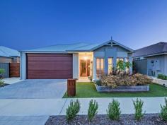 9 Persian Street Eglinton WA 6034 Built by Celebration Homes in 2015 this immaculately presented, professionally interior decorated home is set on a large 450sqm block. This 4 bedroom, 2 bathroom home has all the upgrades you are looking for. From timber flooring to essa stone bench-tops to quality light fittings. Its sure to impress! * High ceilings and moulded skirting throughout * Large master bedroom with walk in robe and shutters * Luxurious en-suite with his and hers basin set on essa stone bench-top * Built in double robes and TV points in 3 other bedrooms * Open plan kitchen, living and meals area * Gourmet kitchen with 900mm gas cook-top set on essa stone * A large walk in pantry, double fridge recess and dishwasher recess * Industrial style lighting over kitchen bench-top * Enclosed theatre room with feature bulkhead ceiling * Walk in linen room adjacent to laundry * Zoned reverse cycle ducted air conditioning * Wood burner in main living area * Decked alfresco with gorgeous native plants in garden for easy maintenance * Liquid limestone to side yard * Ample parking fitting up to 4 cars on driveway Features Built-In Wardrobes Fireplace(s) Garden