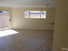 114 Rudall Ave Whyalla Playford SA 5600 $220 NEAR NEW - GREAT LOCATION! *Open plan kitchen/meals and lounge with R/C split system A/C *Two carpeted bedrooms both with BIR's *Kitchen features electric ceramic cooktop, wall oven, dishwasher, laundry nook, BI desk and sliding door access to paved courtyard *Laminate flooring t/out *Ultra modern tiled bathroom providing separate bath, shower, toilet and vanity *Single garage UMR with auto roller door and internal access door to hallway *Prime residential location, walking distance to Whyalla Wetlands and shopping hub PROPERTY DETAILS $220 ID: 358398 Available: Now Pets Allowed: Yes
