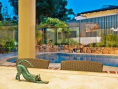 9 Kauri Pl Duncraig WA 6023 Price Guide. $1.2m CLASS ON KAURI Open for Inspection: Sun 2nd Apr 3:00pm-3:30pm Save All Offers by Monday 10th April (Unless Sold Prior) Sitting elegantly in one of the most sought after streets in The Carine Glades Estate lies this perfect family home better known as 9 Kauri Place. Boasting two floors of immaculate living coupled with an amazing outdoor entertaining area that has to be seen to be believed this home will perfectly match the discerning buyer with a eye for quality, taste and style. GROUND FLOOR: Large master suite with a private courtyard perfect for getting away from it all. Large walk in robe with automatic lighting, Spa Bath, separate shower and WC Excellent size study/craft room with built in desks, large cupboards and storage shelves Laundry with excellent storage leading to outdoor drying area. Stunning Bespoke Kitchen with ample storage, five burner gas stove, Oven, separate grill and Miele Appliances. Large fridge space with separate "Nespresso" Station. Large Dining Area with further living space Large Family room with built in 55"Smart TV and Gas Fire Place Beautiful Split Level Formal lounge with white wooden shutters FIRST FLOOR Double Bedroom with Ceiling fan and large Built in Robes Queen Sized bedroom with RC Air Con and Built in Robes Double sized bedroom with RC Air Con, Built in Robes and Parkland aspect. Large Family Area with Built in TV Cabinet ideal as a teenage retreat or study area. OUTDOOR Beautiful Cedar Lined Al Fresco area with all the appliances you could possibly need to entertain or just enjoy the days watching the footy on the built in 50"TV :Marine Standard Speakers Barbeque Pizza Oven Bench Seating Pool Bathroom with WC, Basin and Shower perfect for after a swim or on returning from the beach and not wanting to drag sand through the house. POOL Recently refurbished pool with brand new Hayward Kreepy and New Pump. Glass fencing and free from any trees that drop leaves. GARAGE Large double garage with remote doors. Large workshop area with power, work bench and shelving