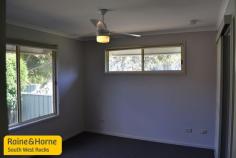 4 Fairway Place South West Rocks NSW 2431 Comfortable two bedroom home on 643m2, good flat level block near golf course. The main bedroom has ceiling fan, walk-in- wardrobe and access to the two way bathroom with bathtub while the second bedroom has built-in-wardrobe. Air-conditioning to living and dining areas, covered entertaining deck, garden shed and single carport. This home is a must to look at.