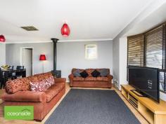 15 Ameer Way Craigie WA 6025 Not often do you come across an affordable property offering so much. Providing a generous size and very flexible floor plan, magnificent outdoors for all year round entertaining, heaps of off street parking and an extremely convenient location, be careful this fantastic property is loaded! INTERNAL FEATURES: Good size sunken lounge with pot belly fire and raised dining or meals Refurbished kitchen with double fridge recess, electric hotplates, under bench oven, dishwasher, overhead range hood, ample bench and storage space with outlook to entertaining and below ground pool Open plan family area providing external sliding door access to rear entertaining Large master bedroom with semi en-suite which includes bath, toilet and hand basin Bedrooms 2 and 3 are double in size Bedroom 4 has BIR recess Big family laundry with double hand basin, shower and separate toilet Additional room with its own shower and toilet off meals area, which could be used for multiple purposes (e.g. bedroom, office, home salon, theatre room to name a few) Ducted evaporative air conditioning ADDITIONAL FEATURES: Large all weather decked and cedar lined patio with down lights, television point and caf blinds Big below ground fiberglass salt water swimming pool with integrated below ground pool cover Instant gas water storage heater Low maintenance rear garden with limestone paving and decking 5 rain water tanks 3 garden sheds Outdoor shower Front all weather decked verandah Double carport with secure drive through access, multiple parking for vehicles, boat, caravan, trailer etc, additional side parking and front paved parking Easy access to freeway, public transport and local shops. Close proximity to public and private schools, Joondalup business and shopping precinct, Whitford City Shopping Centre and local beaches. To appreciate what this property has to offer call now to arrange a viewing or attend the home open.