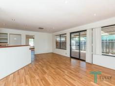 48 Senecio Ln, Beeliar WA 6164 Price: $460,000- $480,000 This 4 x 2 family home is located in a quite street and close to all amenities. Features: * 4 Bedrooms master with walk-in robe. Remaining bedrooms all with recess robes and carpet. * 2 Bathrooms ensuite with shower, vanity and is tiled to the ceiling. Main bathroom with shower, vanity, bath and separate toilet * Formal lounge with laminated timber look flooring, blinds and TV point * Kitchen with breakfast bench, electric oven, gas hot plates, double sink, microwave recess and fridge recess PLUS plenty of cupboards * Open plan family, kitchen and dining area with laminated timber look flooring, blinds, gas bayonet and down lights * Evaporative air conditioning throughout * Security door and alarm system * Massive outdoor paved patio entertaining area * Low maintenance lawns and garden with reticulation * Garden shed * Single carport with access to rear This home is just a short stroll to shops, parklands, local school and bus route. Beeliar is located in close proximity to Fremantle and the Coogee Marina - both of these amenities are great attractions for the whole family. Just a short drive to the Cockburn Train Centre and to Gateway Shopping Centre which provides not only a mecca for shoppers it also has bars and bistros.