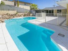 167 Waterford Dr, Hillarys WA 6025 Home Open Sat 10th and Sun 11th June 1.00-1.30pm Super located beach side family home with a fully fenced sparkling pool and an amazing potential for adding a second storey that would capture this Ocean View panorama. This elevated property has been tastefully upgraded and is perfectly situated overlooking Harbour Rise with close proximity to the beach, local transport, Hillarys Marina and surrounding schools. Features: Entrance Hall Formal Lounge and Dining Gorgeous jarrah flooring Sandstone Feature walls Lovely kitchen with Range Cooker and dishwasher Family and meals with air conditioning Master bedroom with air conditioning and built in robes Excellent bathroom/semi-ensuite with separate bath, separate shower, double vanity Three further bedrooms Separate toilet Laundry Solar Hot Water Other Features: Parking for 4 cars Double garage Sparkling Fenced Swimming pool Lovely paved easy care rear backyard Lawn area to the front of the property Rendered Exterior Powered Shed The property is currently leased until 10th July 2017. Block size 680 sqm Please ring Pete Costigan on 0408 956 652 for further details.
