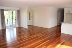 4 Tonks Gloucester NSW 2422 You'll feel right at home as you enter this comfortable 3 bedroom, weather board. Each bedroom with ceiling fans, built-in robe and main with walk-in and ensuite. Well-lit open plan kitchen and living area with polished timber floors, slow combustion fire and new reverse cycle air conditioner. Internal access from large single garage. Carport to side. Rear deck, back yard with raised garden bed lawn locker and tank. Front verandah offers lovely views to the Bucketts Mountains range. Inspection Times Contact agent for details Features Built In Robes Floorboards Reverse Cycle AirCon